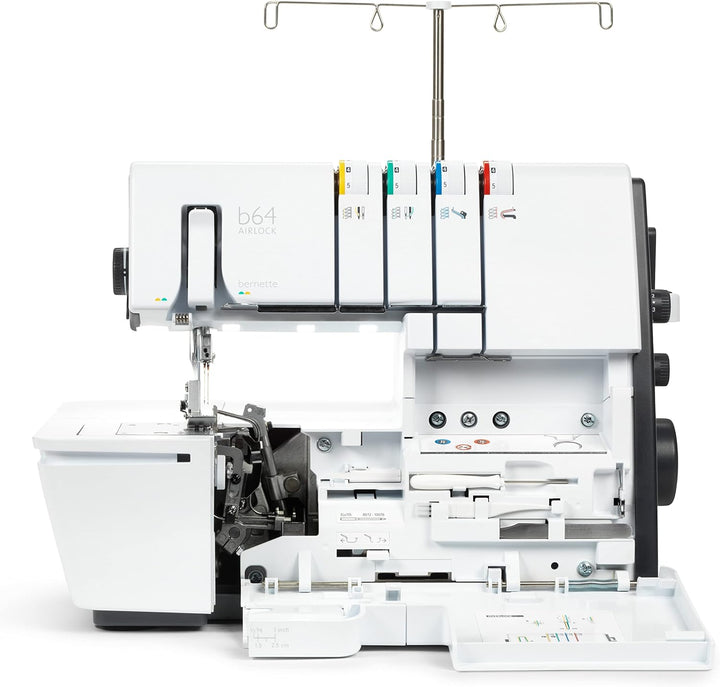 Bernina Bernette 64 Airlock 4 Faden Overlock mit Lufteinfädelung