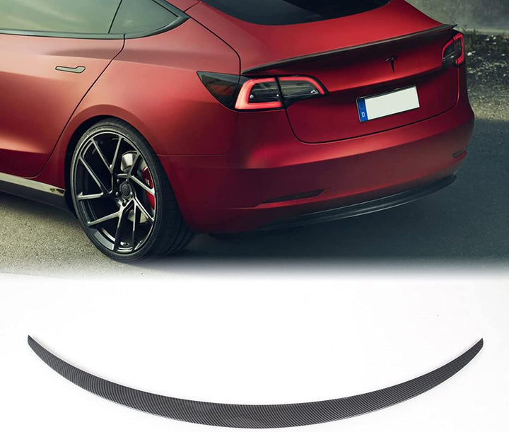 BONRYAN Neu Tesla Model 3 Spoiler OEM-Stil Heckspoiler Flügel Lip für 2018 2019 2020 2021 2022 2023