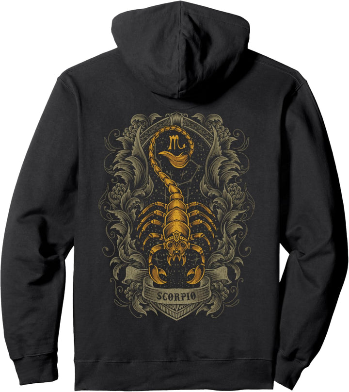Sternzeichen Skorpion Pullover Hoodie