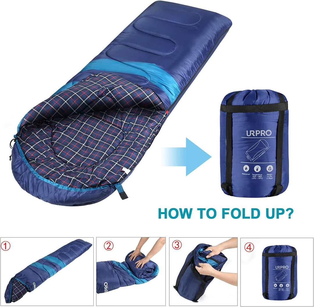 3-4 Jahreszeiten 1,6 kg Flanell Schlafsack Bedeckt Winter, Herbst, Frühling, Hergestellt aus Hohlfas