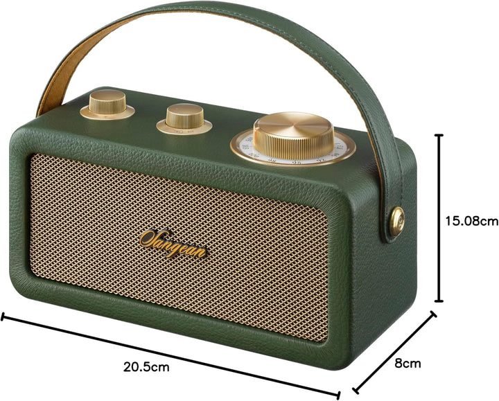 Sangean RA-101 Portable Analog Gold, Grün