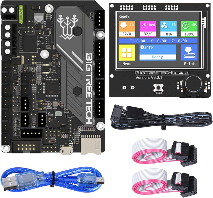 BIGTREETECH SKR Mini E3 V3.0 Steuerplatine + TFT35 E3 V3.0.1 Touchscreen Display 32-Bit Silent Board