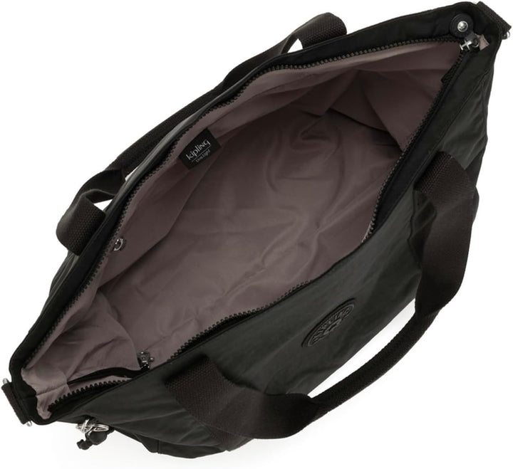 Kipling ASSENI Tote Bag mit Innenfächern Black Noir, Black Noir