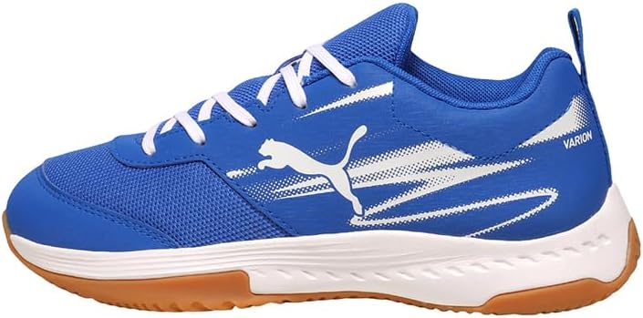 PUMA Unisex Kinder Varion Li JrIndoor Court Shoe 34 EU Puma Team Royal Puma White Gum, 34 EU Puma Te