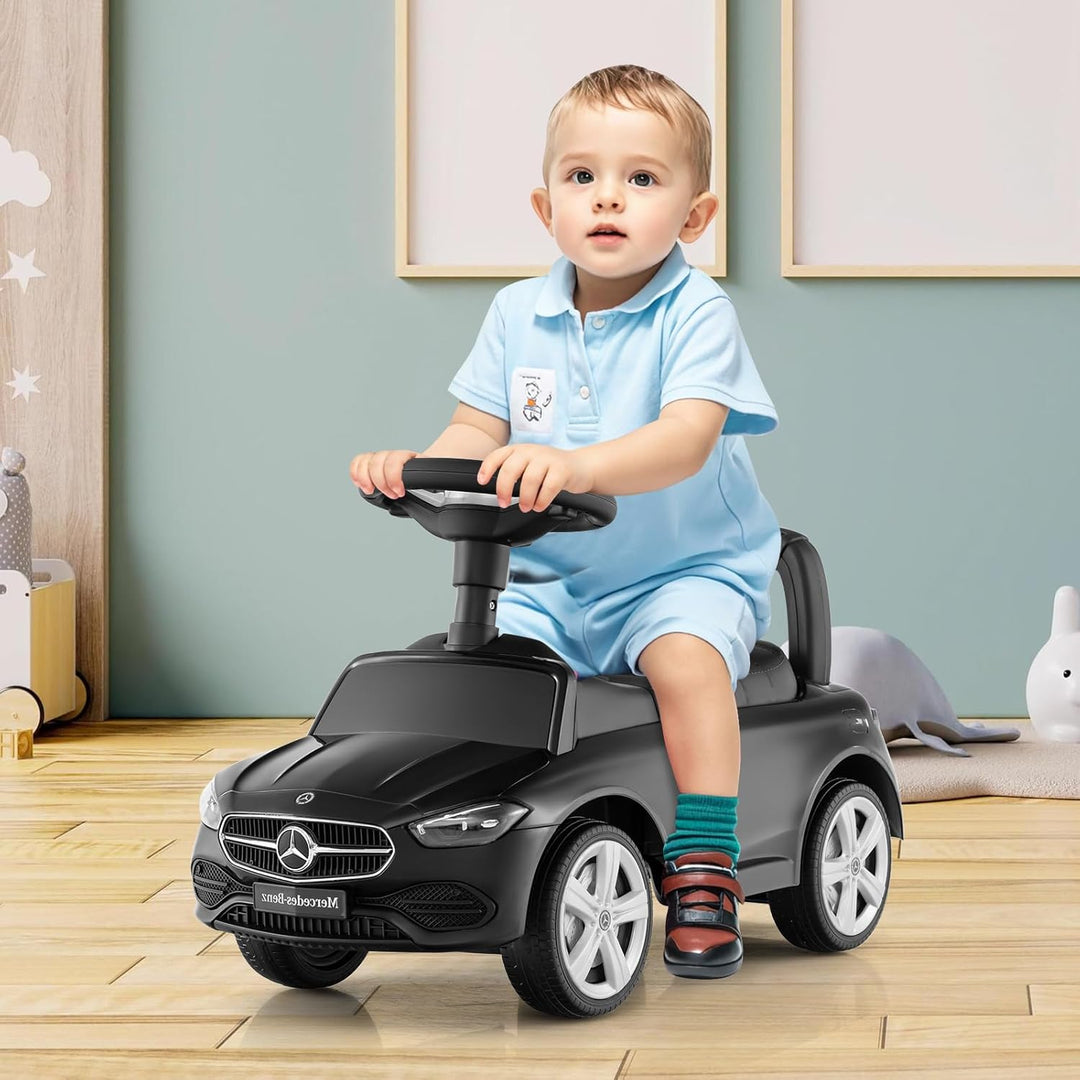 SOARS Kinder Rutschauto, Rutschfahrzeug mit Lenkrad, Sound, Stauraum, Spielzeugauto Jungen & Mädchen