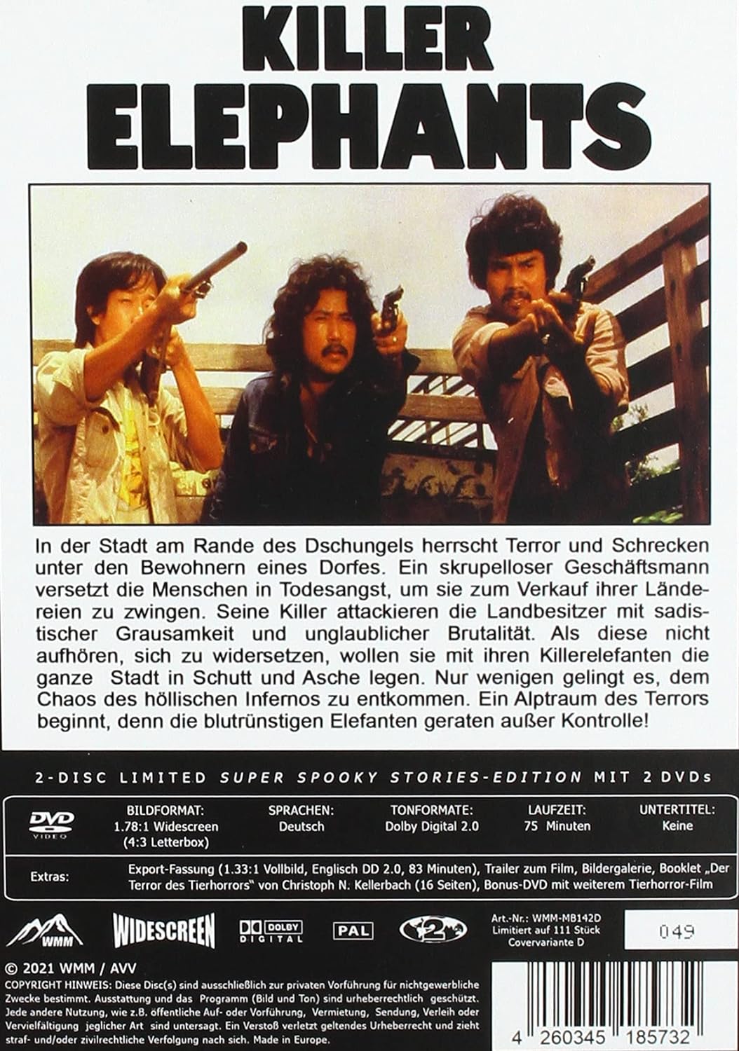 Killer Elephants (Die Killer aus dem Todescamp) - Mediabook - Limitiert auf 111 Stück - Cover D (+ B