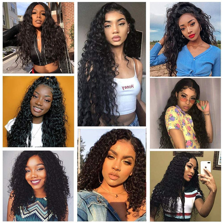 9A Human Hair Bundles Curly Brazilian Hair Bundles Water Wave Hair 14 16 18 Zoll Brasilianische Haar