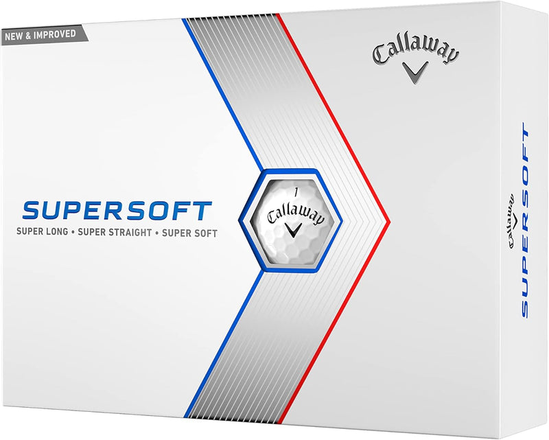 Callaway Supersoft Golfbälle 2023 Weiss, Weiss