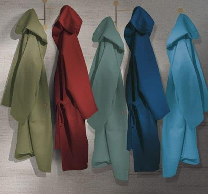 Gabel Golf Bademantel mit Kapuze, Baumwolle, 520 BEIGE, S Small 520 Beige, Small 520 Beige