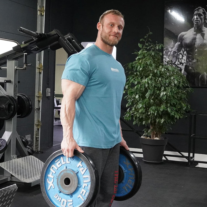 Brachial Premium Herren T-Shirt Middle Regular-Fit - für Freizeit Bodybuilding Workout Gym Kraftspor