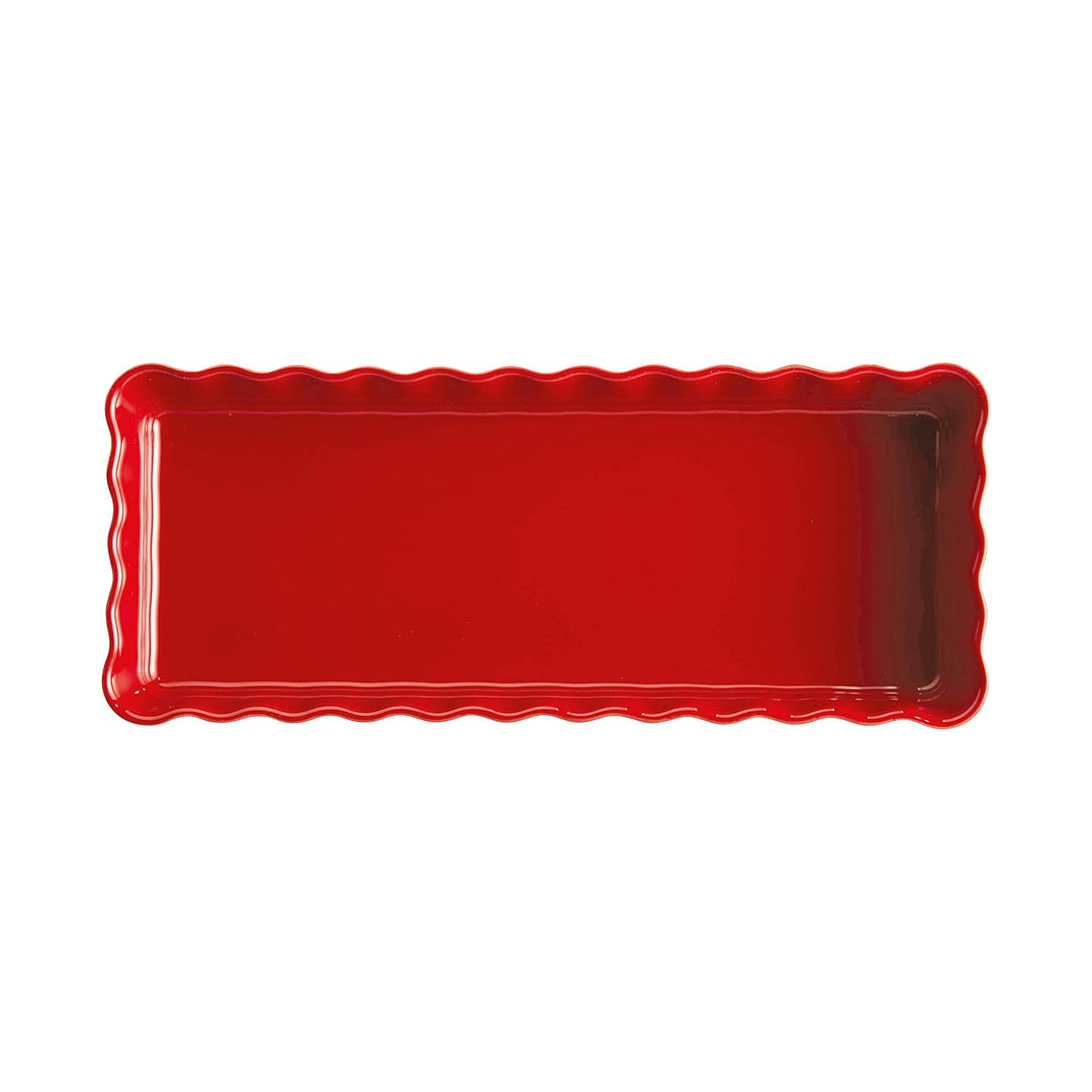 Emile Henry EH116034 Kuchenform, rechteckig, lang, Keramik, 36,5 x 15 x 5 cm, Keramik, Grand Cru, 36