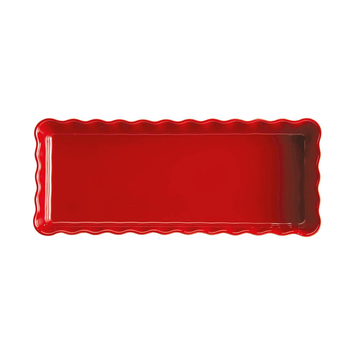 Emile Henry EH116034 Kuchenform, rechteckig, lang, Keramik, 36,5 x 15 x 5 cm, Keramik, Grand Cru, 36