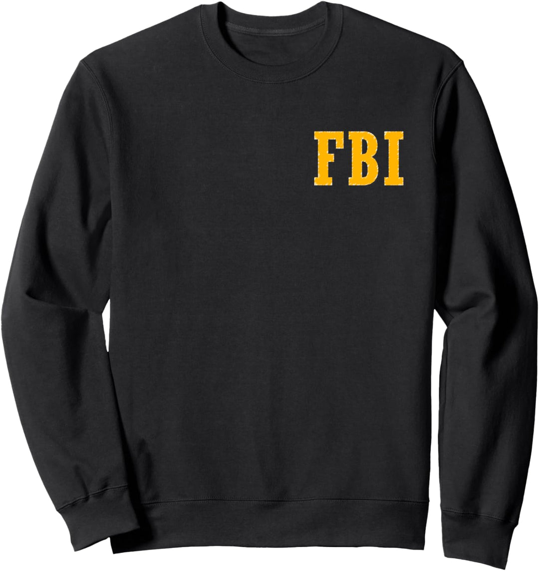 Federal Bureau of Investigation FBI Kostüm Front/Back Print Sweatshirt