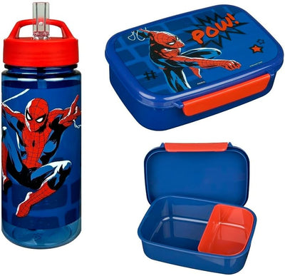 Familando Marvel Spiderman Schulranzen-Set 17tlg. Scooli Campus Fit Pro mit Sporttasche Schultüte 85