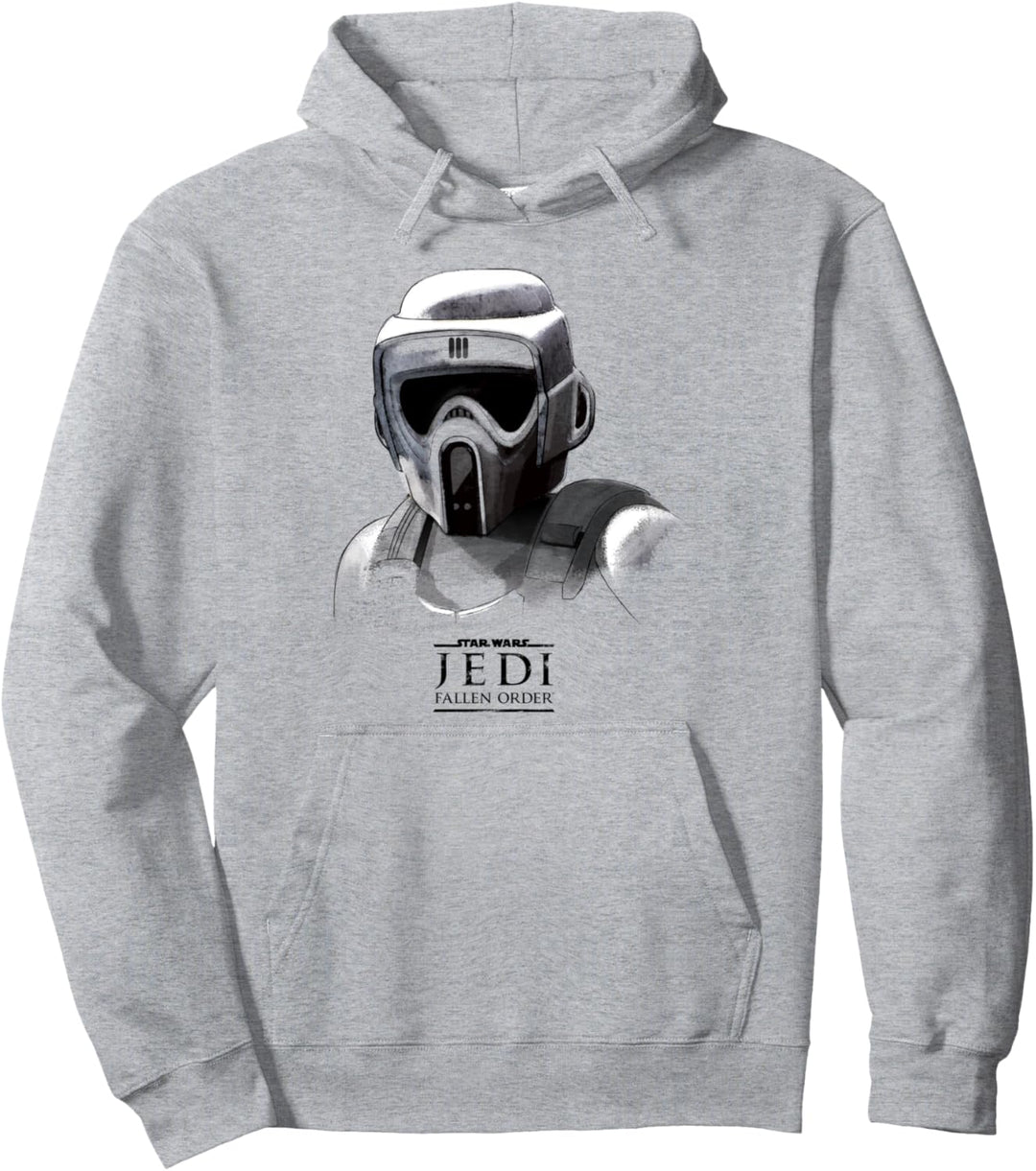 Star Wars Jedi: Fallen Order Grayscale Scout Trooper Pullover Hoodie