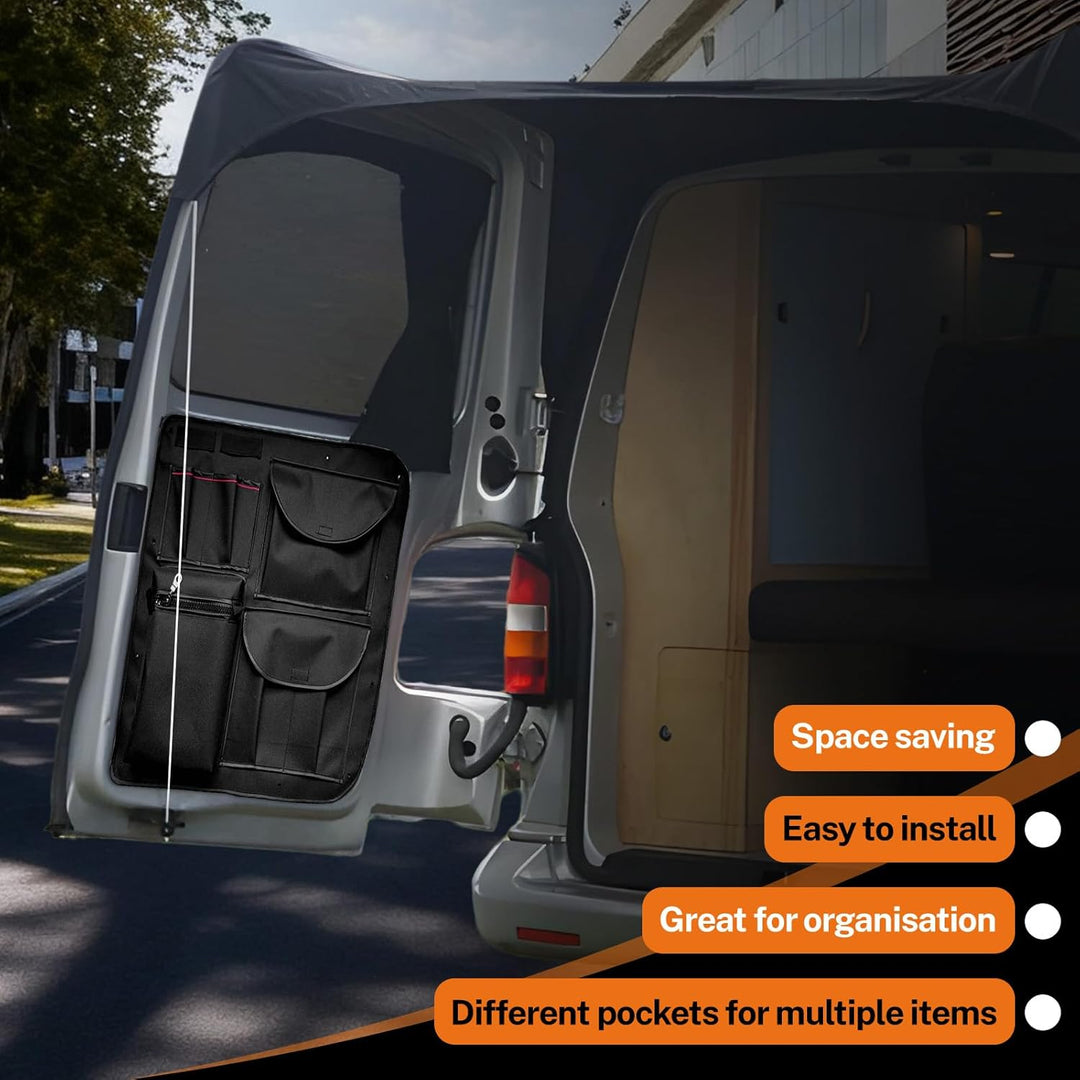 Scheunentüren Aufbewahrungs-Organizer Kompatibel mit VW Caddy 2003-2021, 2pcs Scheune Arbeit Werkzeu