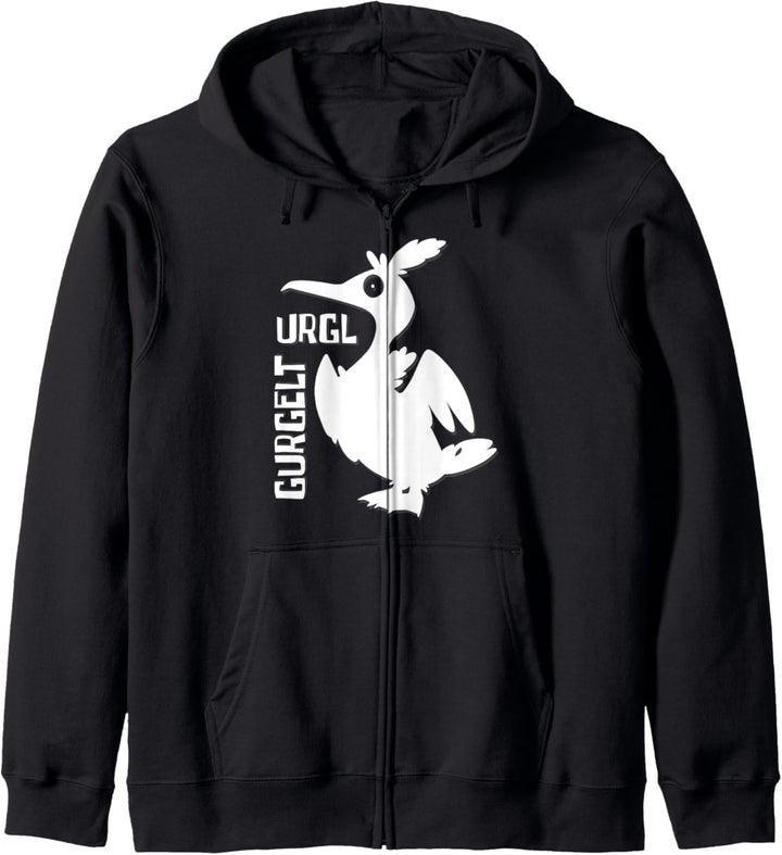 Urgl gurgelt | lustiger Vogel | gaming | for gamers | Möwe Kapuzenjacke