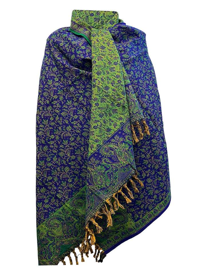 Luxuriöser Schal aus Yakwolle, handgefertigt, mit Blumenmuster, bequem, weich, Unisex, Reisewickel,