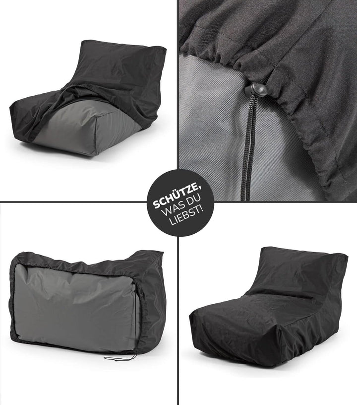 mokebo® Sitzsack mit Schutzhülle für Kinder & Erwachsene 'Der Sundowner' Bean Bag mit Füllung, Boden