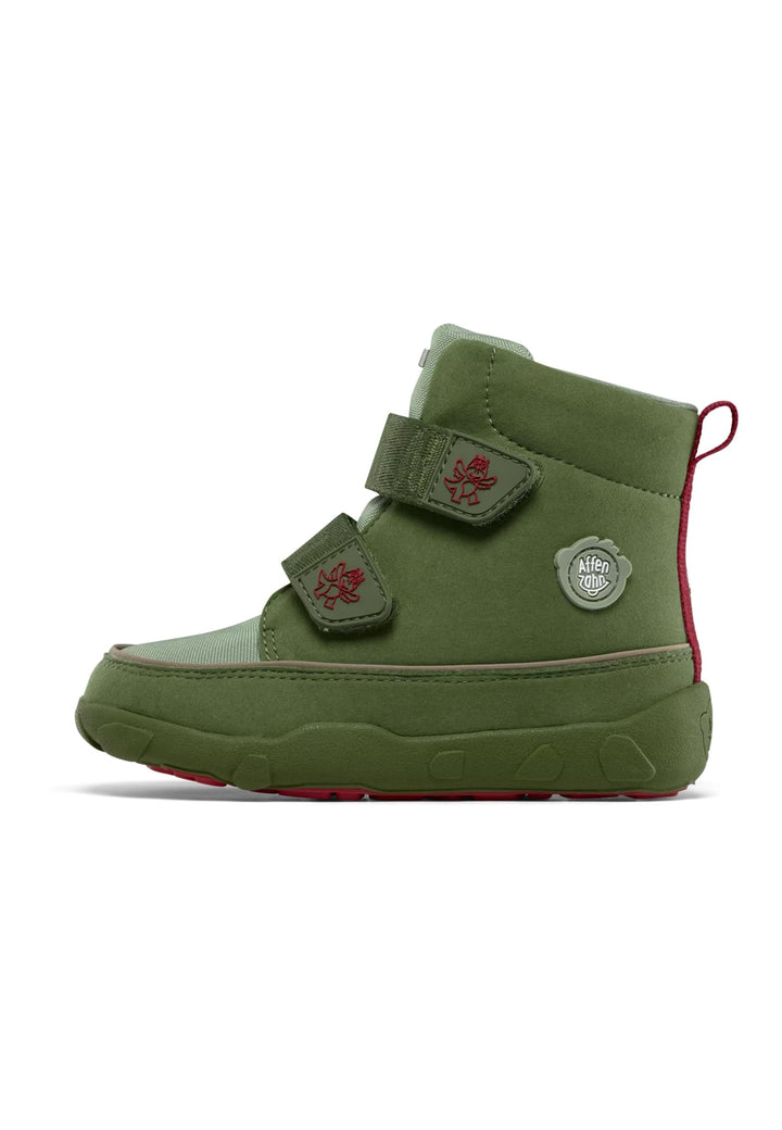 Affenzahn Winterstiefel Vegan Comfy warm gefüttert, wasserdicht mit Kletterverschlüssen, Grösse 21-3