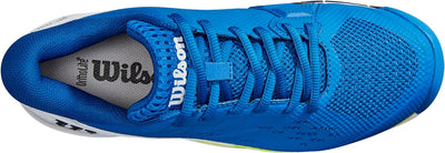 Wilson Herren Rush Pro Ace Tennisschuh 44 EU Lapis Blue White Safety Yellow, 44 EU Lapis Blue White