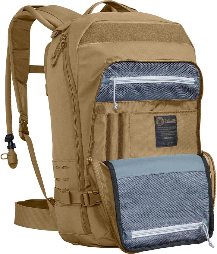 Camelbak Motherlode 40L Mil Spec Taktischer Rucksack mit Mil Spec Crux 3L Kojote, Kojote