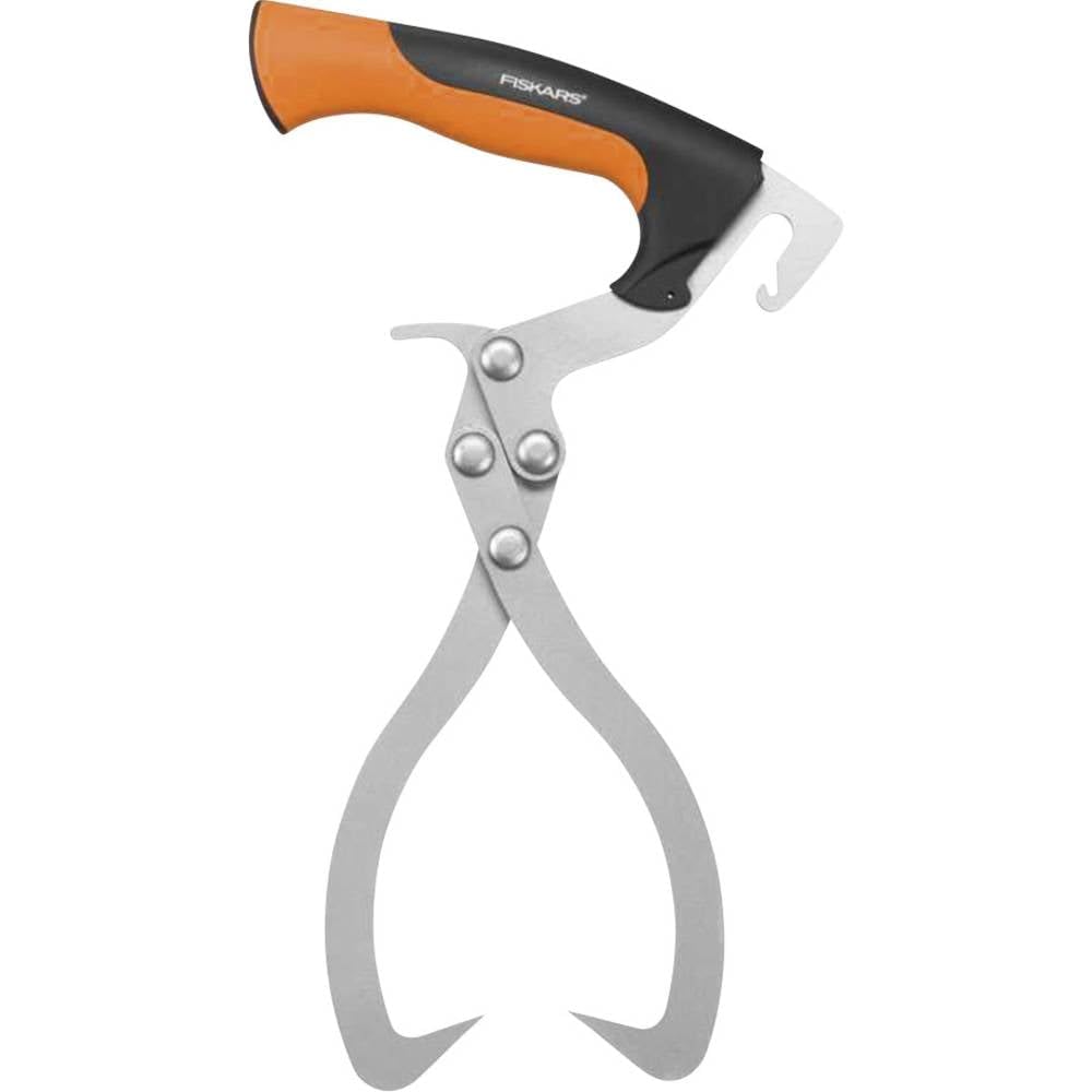 Fiskars Handpackzange zur Holzbearbeitung, Inklusive Köcher, Maulöffnung 23,5 cm, Schwarz/Orange, Wo