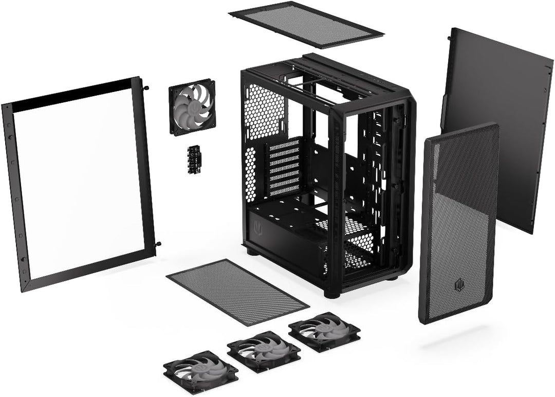 Endorfy Gehäuse Arx 500 ARGB - Midi 4x140mm ARGB Fans included, 4x140mm ARGB Fans included