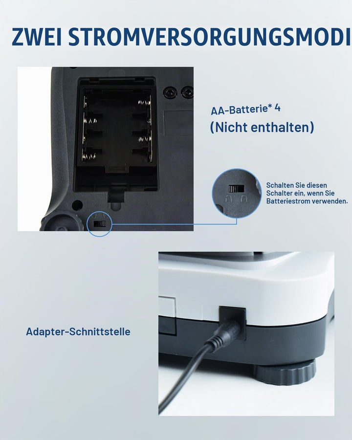GOYOJO Labor-Feinwaage 5000g x 0,01g, Hochpräzise Labor-Analysewaage, Elektronische Präzisionswaage,