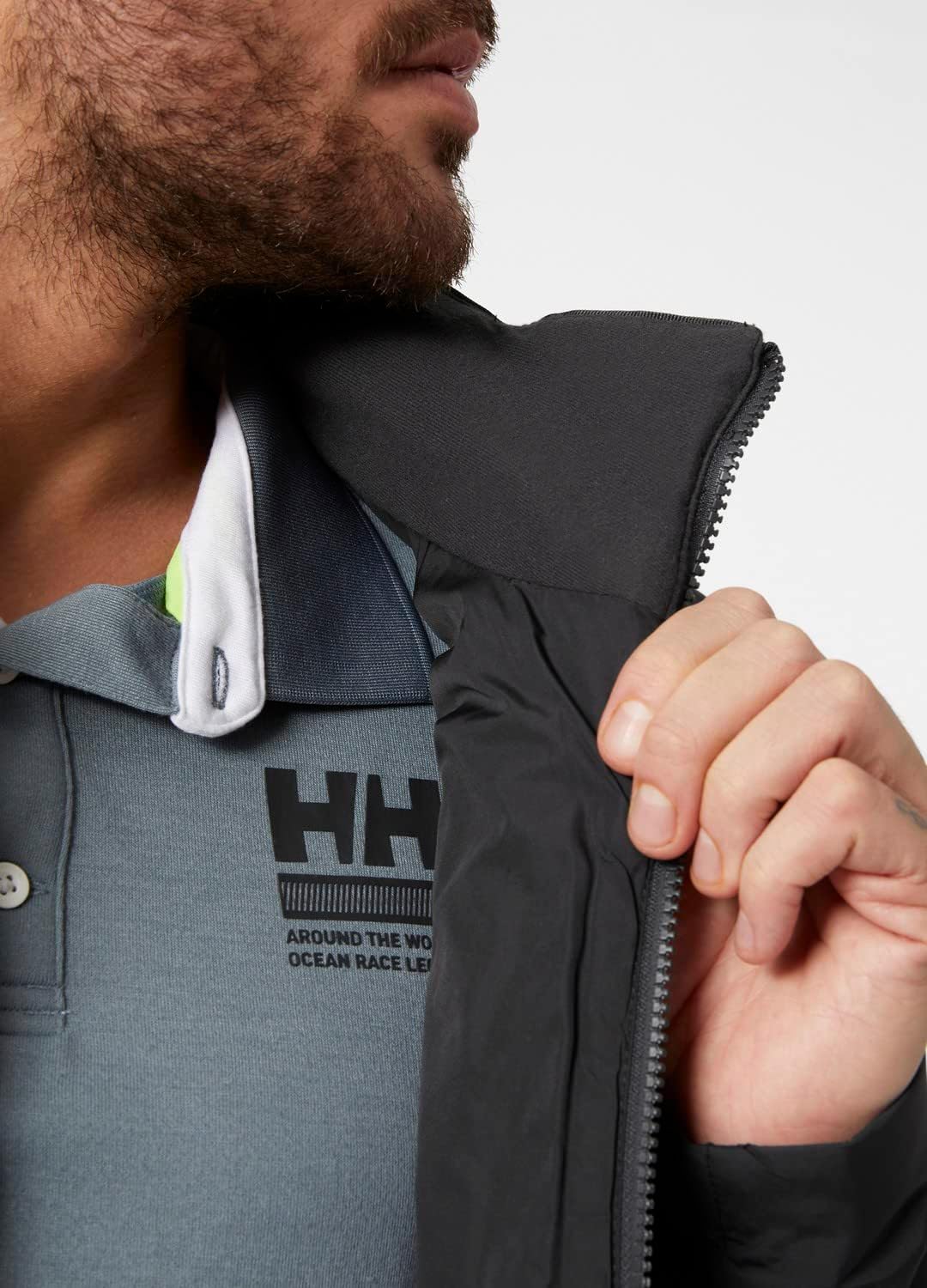 Helly Hansen Herren Crew Insulator 2.0 Funktionsjacke (1er Pack) XL Ebenholz, XL Ebenholz