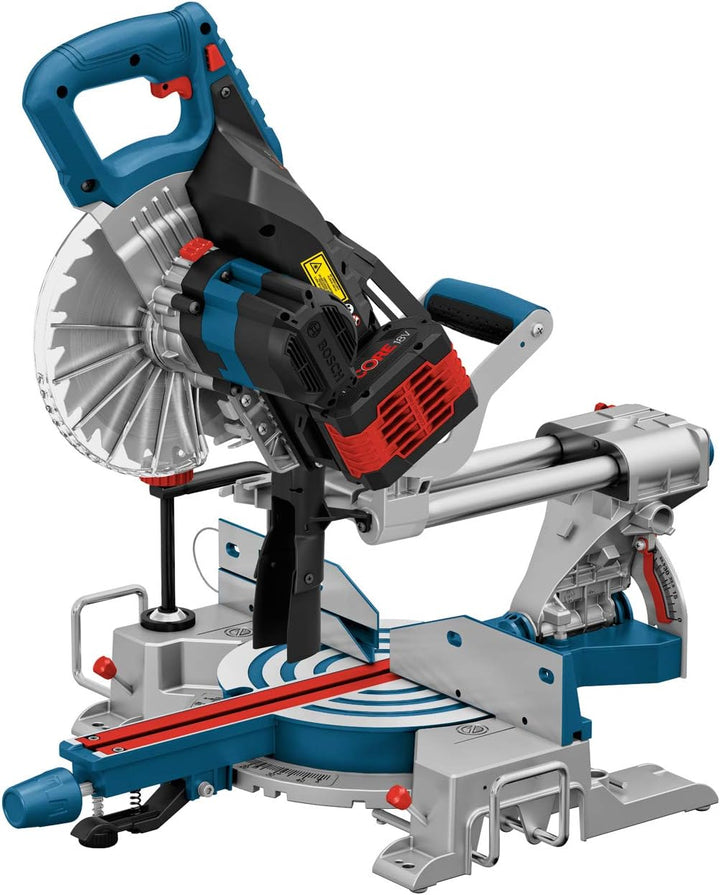 Bosch Professional BITURBO Akku Paneelsäge GCM 18V-216 (inkl. 2x5.5 Ah ProCORE18V Akkus + Ladegerät