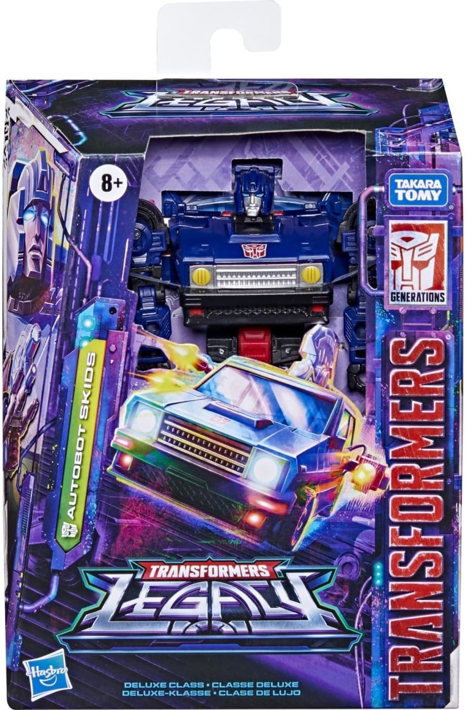 Transformers Spielzeug Generations Legacy 14 cm grosse Deluxe Autobot Skids Action-Figur, für Kinder