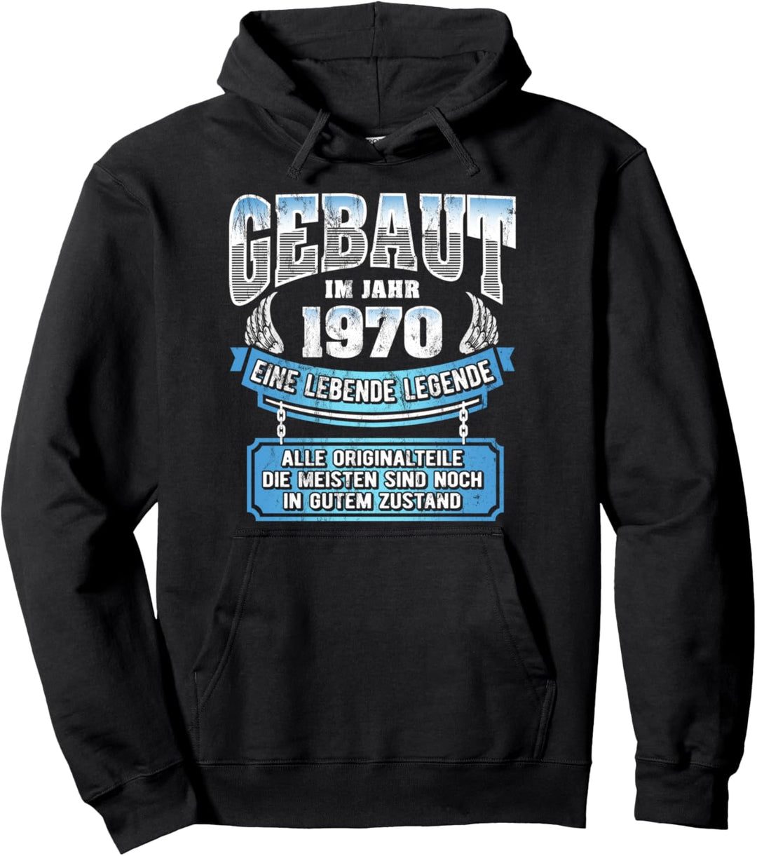 54 Geburtstag Geschenk Lustig Gebaut Im Jahr 1970 Pullover Hoodie