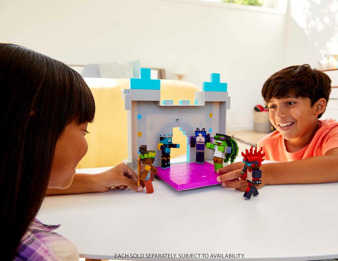 Mattel Minecraft HJG73 - Creator Series Party Supreme Palast Spielset mit Lichtern und Musik und 8 c