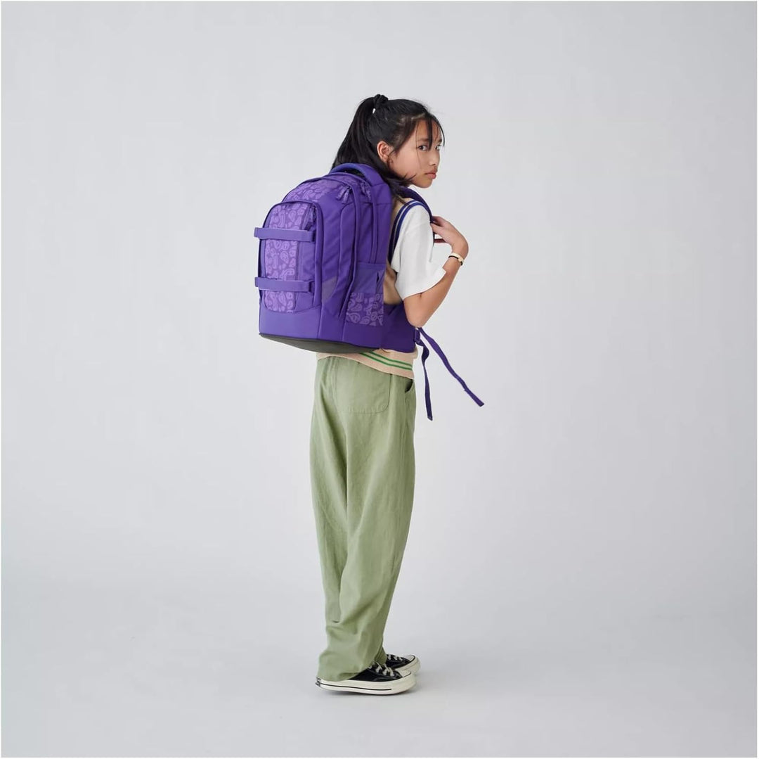 Satch pack Schulrucksack ab 5. Klasse ergonomisch 30L Stauraum standfest Organisationstalent Bright