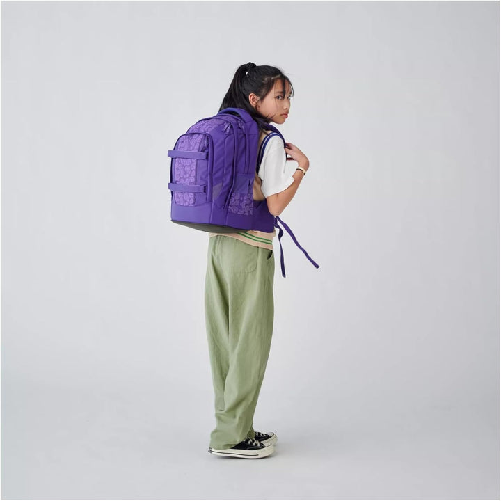 Satch pack Schulrucksack ab 5. Klasse ergonomisch 30L Stauraum standfest Organisationstalent Bright