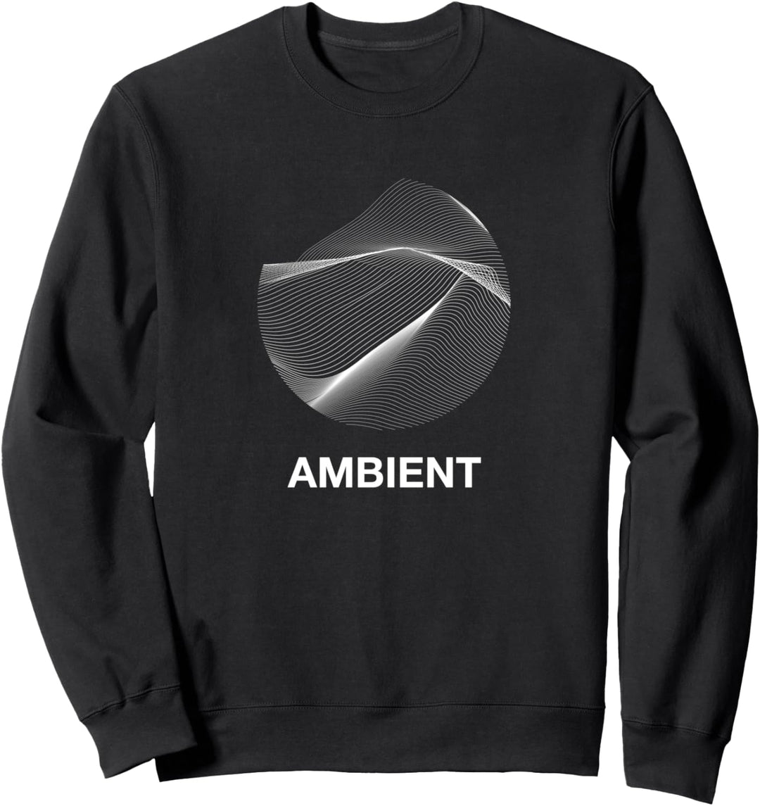 Ambient Music Retro Techno Music Raver EDM Party 90er Jahre Sweatshirt