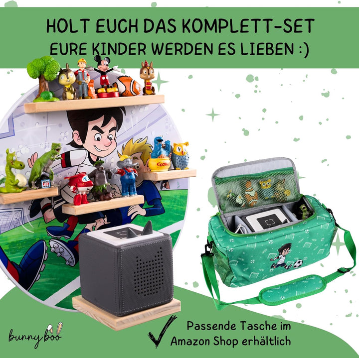 bunnyboo Toniebox Regal - Regal für Toniebox und Figuren - ausreichend Platz für bis zu 20 Tonie Fig