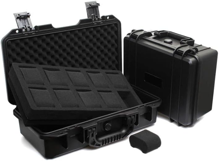 MR Maestro Relojero - Robuste Reise-Uhrenbox | 12 Uhrenfächer | Wasserdicht und Stossfest | Ideal fü