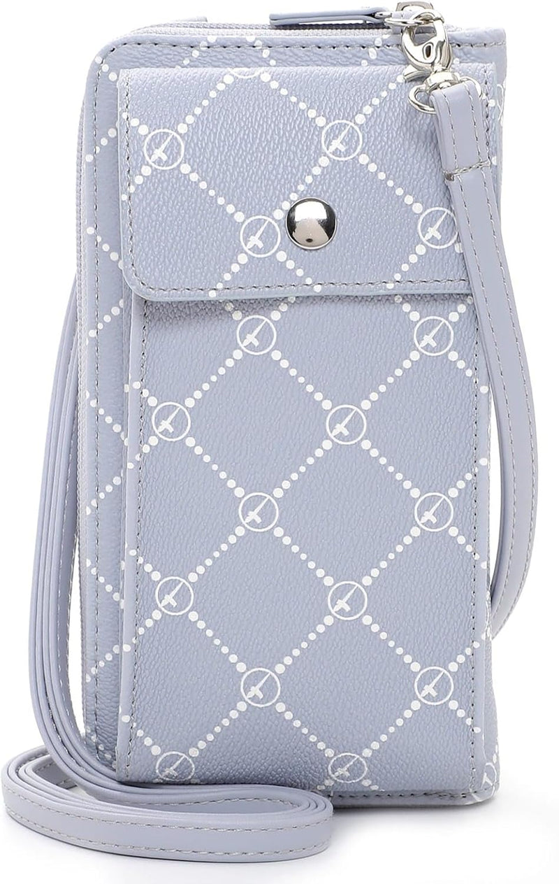 Tamaris Handyetui TAS Anastasia Classic 31779 Damen Handyetuis Print greyblue 855 Einheitsgrösse Gre