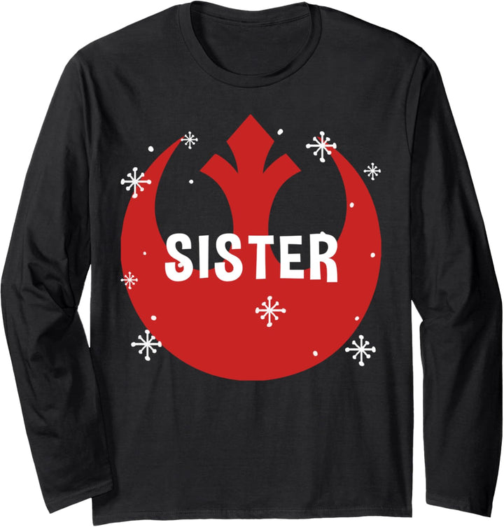Star Wars Christmas Rebel Sister Langarmshirt