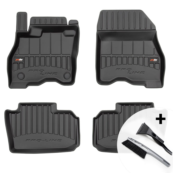 moto-MOLTICO 3D Gummimatten Auto Fussmatten Gummi Automatten 4-teilig Set - passend für Nissan Leaf