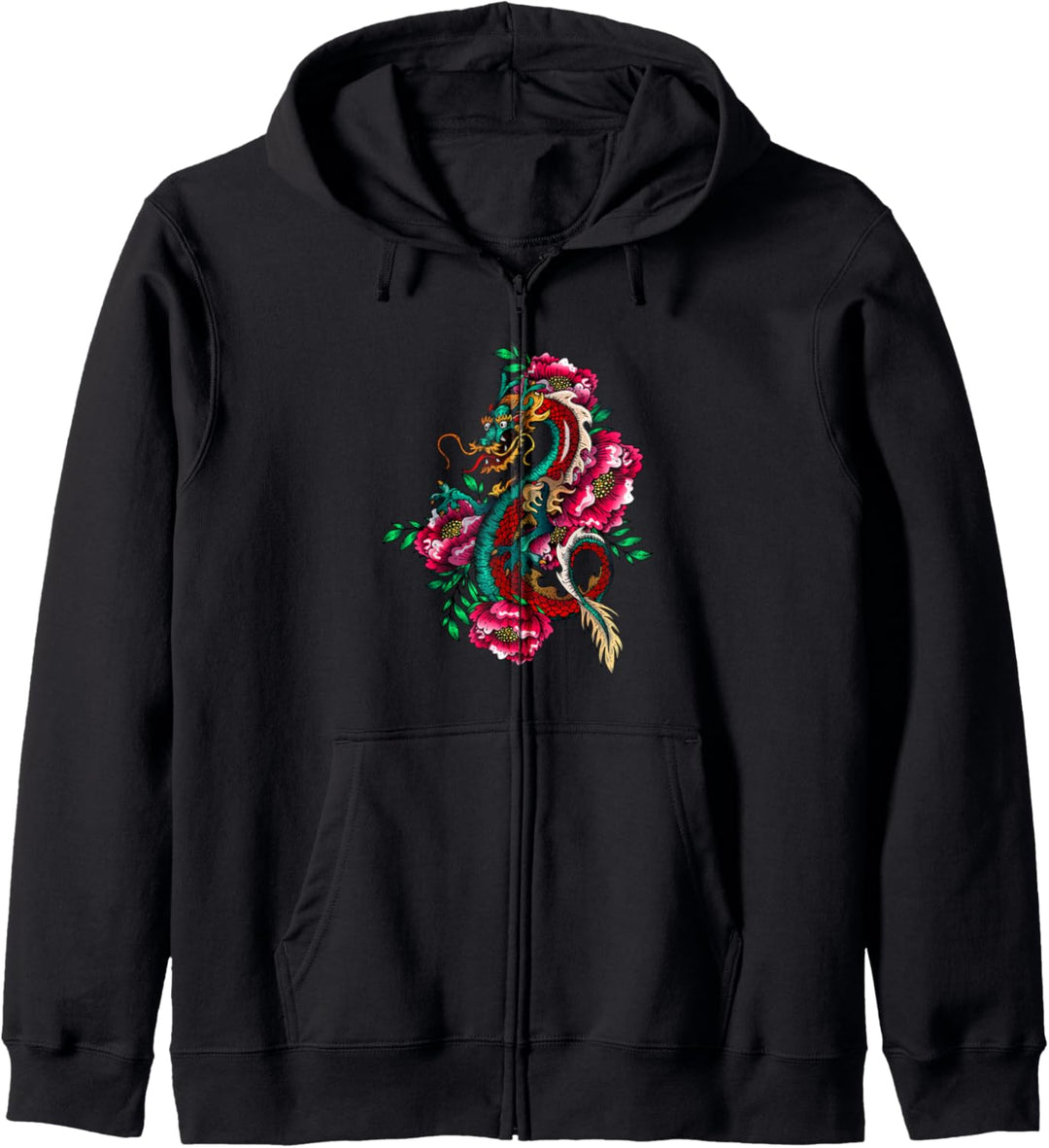 Japanischer Drache Kapuzenjacke