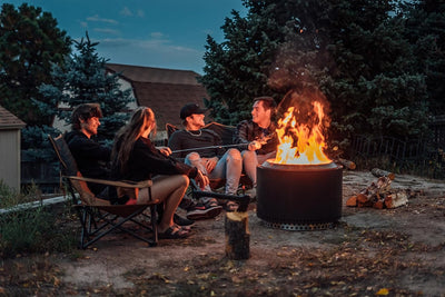 Solo Stove Feuerschale Yukon 2.0 mit Standfuss | Feuerstelle für Raucharme Holzverbrennung, Herausne