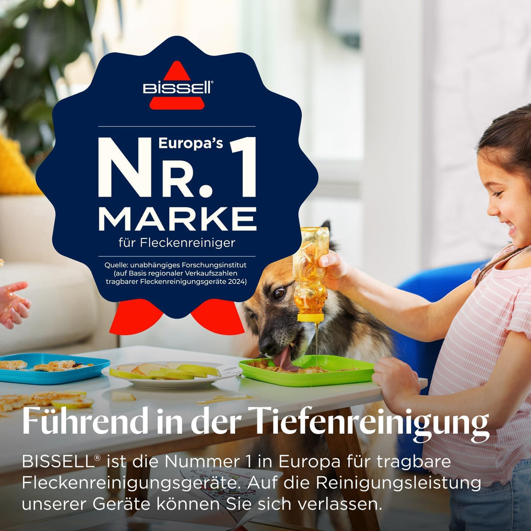 BISSELL SpotClean HydroSteam | Fleckenreiniger für Hartnäckige Flecken | Dampft, Schrubbt und Saugt
