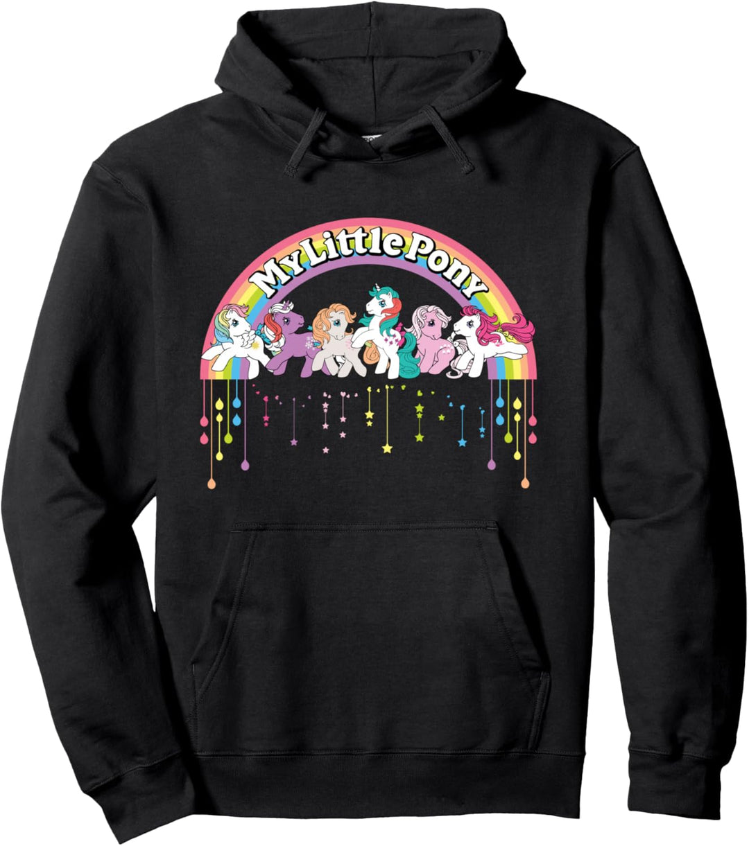 Mein kleines Pony-Logo im Retro-Look Pullover Hoodie