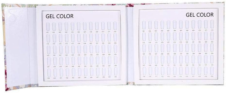 FILFEEL 120 Sticks Nailart Display Nagellack Farbkarte Platten Nagelgel Farbkarte Nagellack Display