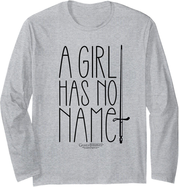 Game of Thrones A Girl Has no Name Langarmshirt