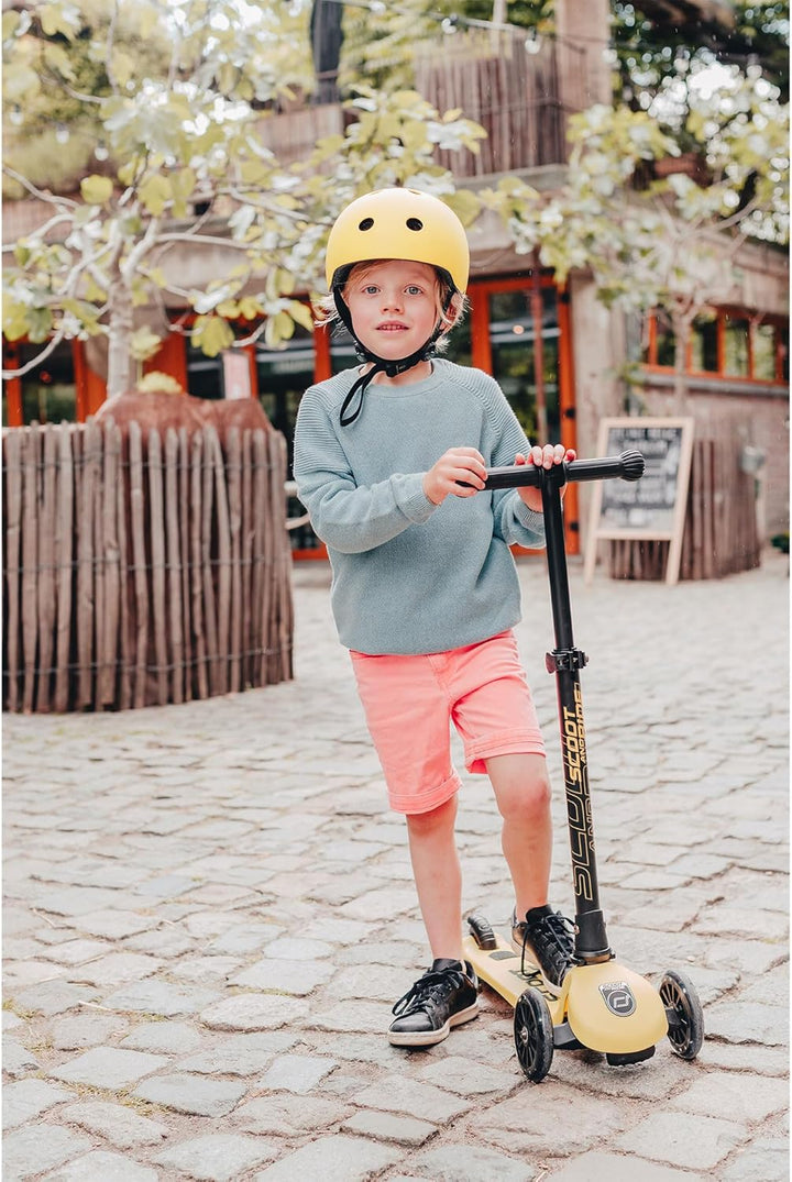 Scoot & Ride, S - M Size Kids Helmet lemon, lemon