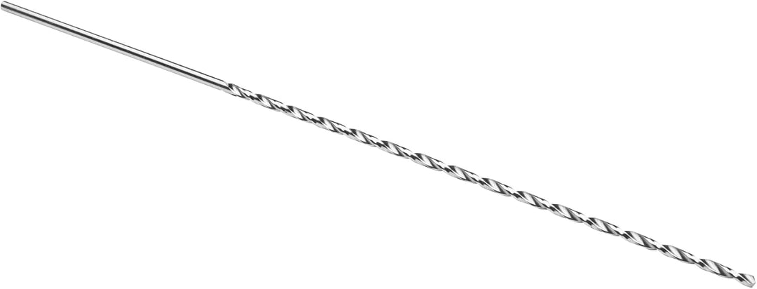 ENT 50402 Holzspiralbohrer Ø 2 mm im 5er-Pack, extra lang 150mm, HSS-G, mit Zentrierspitze und Vorsc